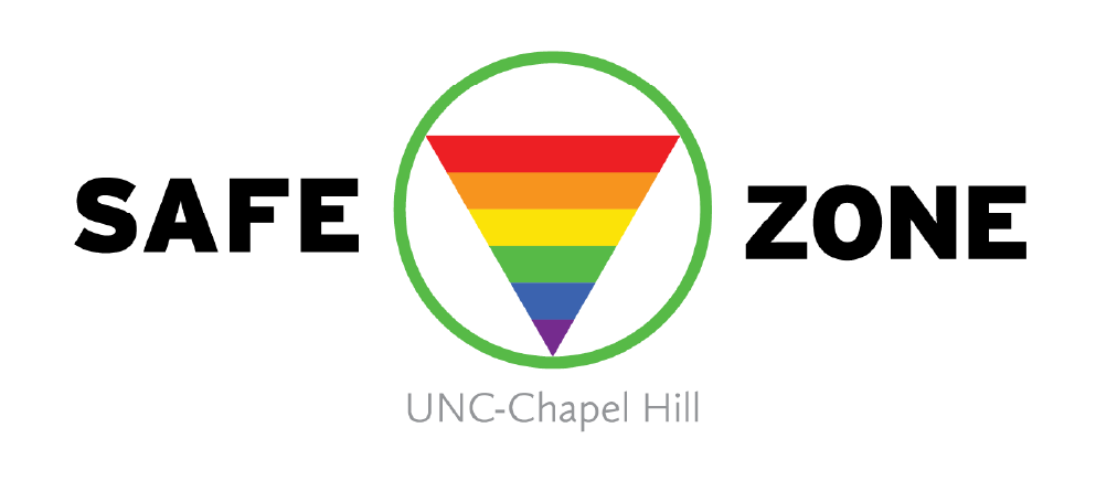 UNC-Chapel Hill Safe Zone badge