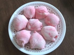 Homemade Pink Mochi