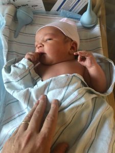 Megan Roberts welcomes new baby