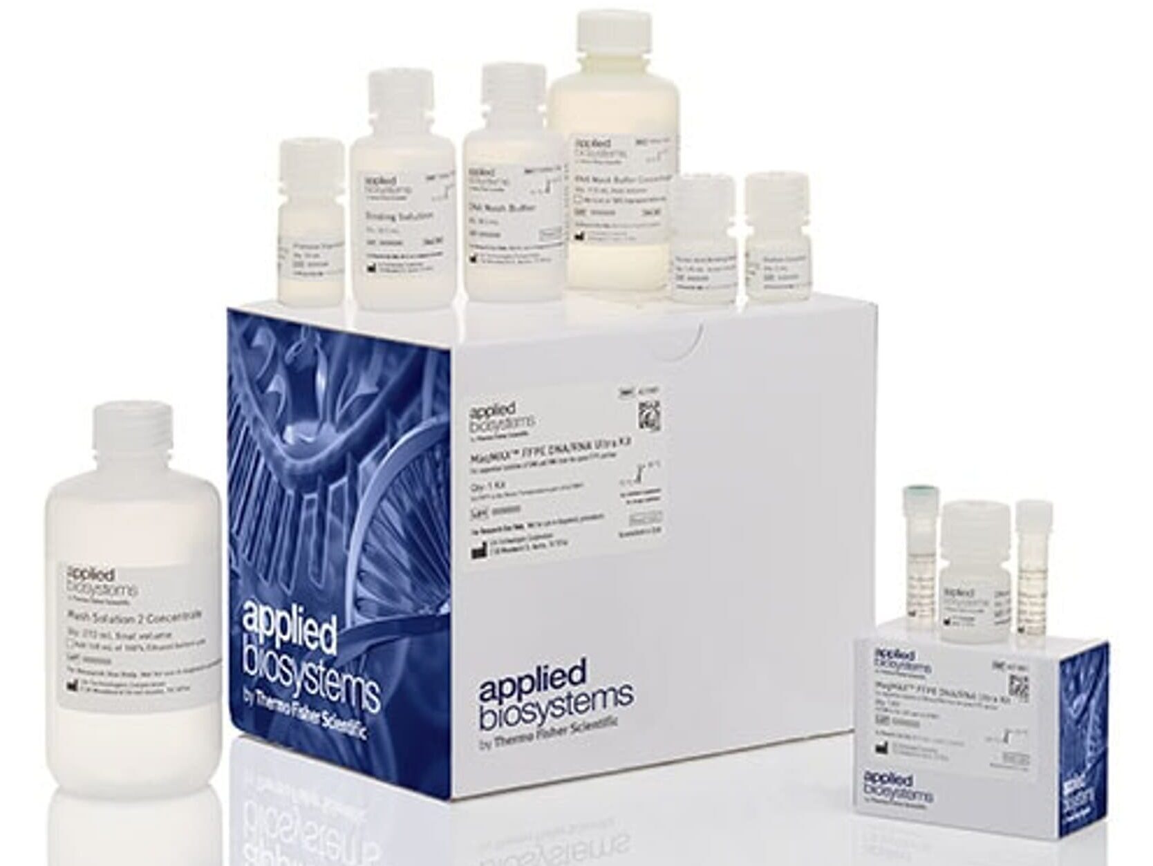 The Applied Biosystems MagMAX mirVana Total RNA Isolation Kit is designed for isolation of total RNA, including small RNAs such as microRNAs, from a wide variety of sample types.