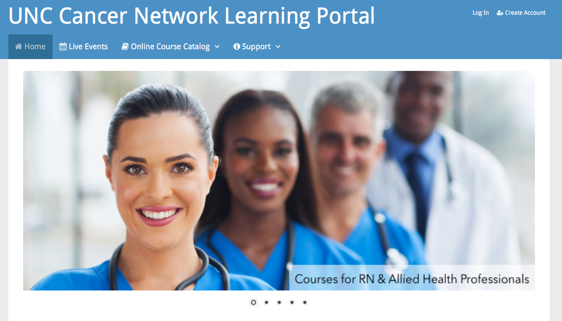 The UNC Cancer Network Learning Portal