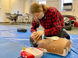 Oliver Marth at CPR Training