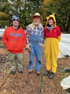Patrick, Tim, and Lindsey at the Carolina Community Garden.