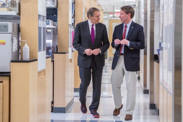Charlie Rose talks with UNC Lineberger Director Norman E. Sharpless, MD, about how the cancer center has used IBM Watson to better and more quickly analyze large volume of genetic data.