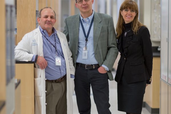 Drs. Jon Serody, Gianpietro Dotti and Barbara Savoldo