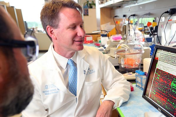 Norman Sharpless, MD, is director of the UNC Lineberger Comprehensive Cancer Center and the Wellcome Distinguished Professor of Cancer Research