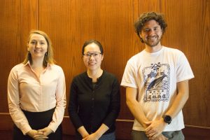 Jenna Honeycutt, PhD, Hui Feng, PhD, and Thomas Boothby, PhD.