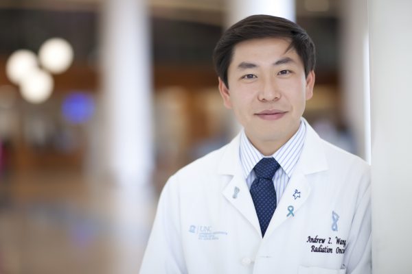 Andrew Z. Wang, MD, is a UNC Lineberger member and associate professor in the UNC School of Medicine Department of Radiation Oncology.