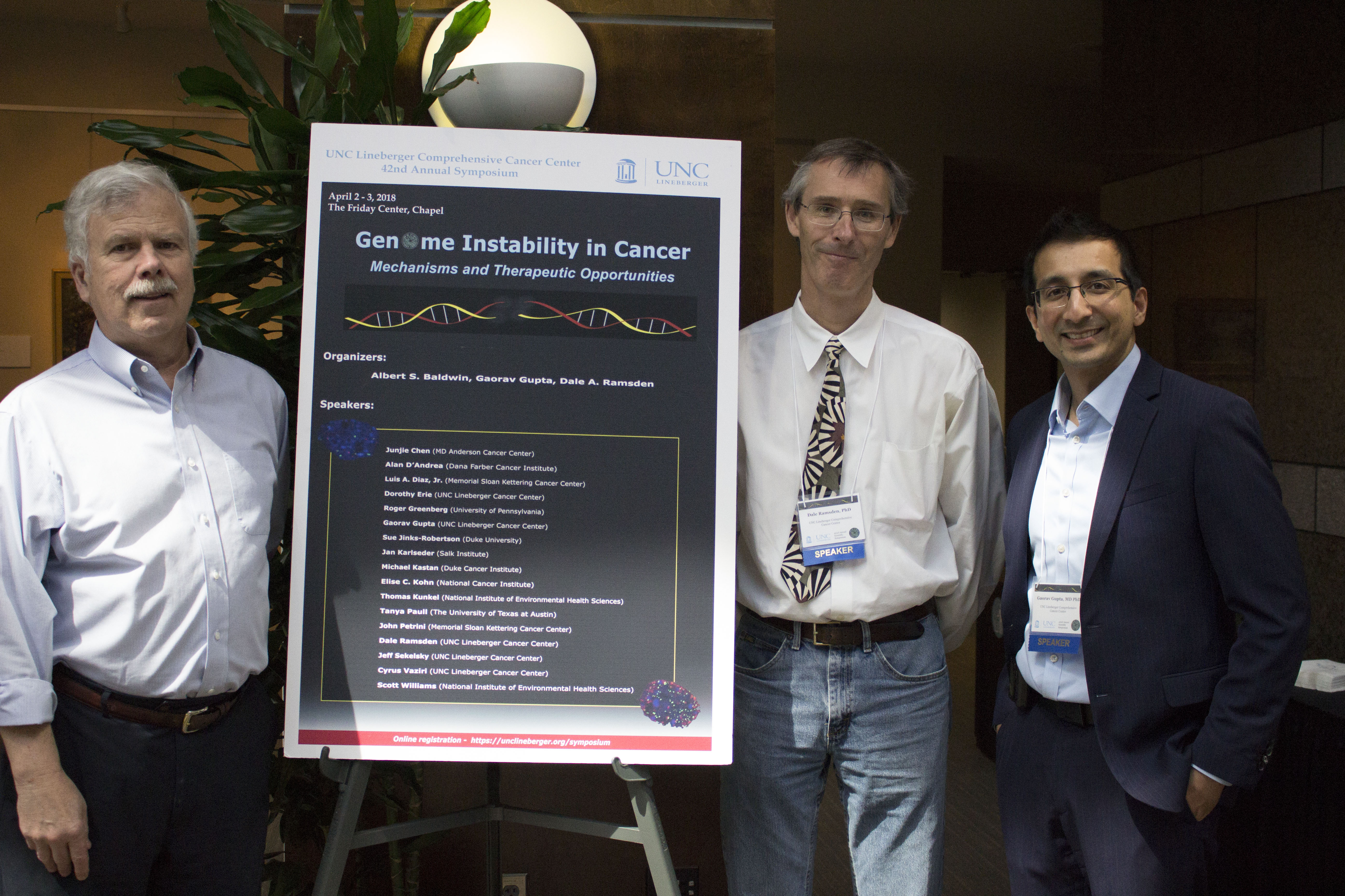 Albert Baldwin, PhD, Dale Ramsden, PhD, and Gaorav Gupta, MD, PhD.