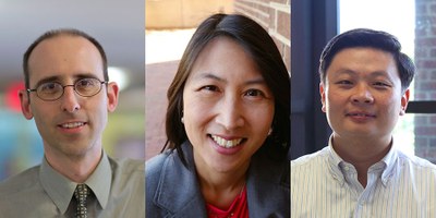 From left: Jonathan Berg, MD, PhD; Maureen Su, MD; Yisong Wan, PhD