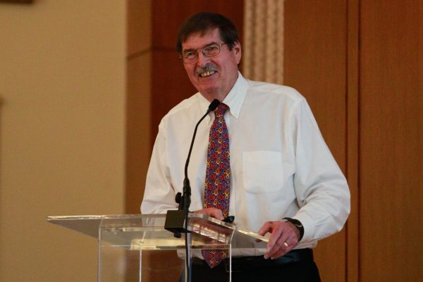 UNC Lineberger Director H. Shelton Earp, MD, delivered his "State of the Cancer Center" presentation at the center's annual scientific retreat.