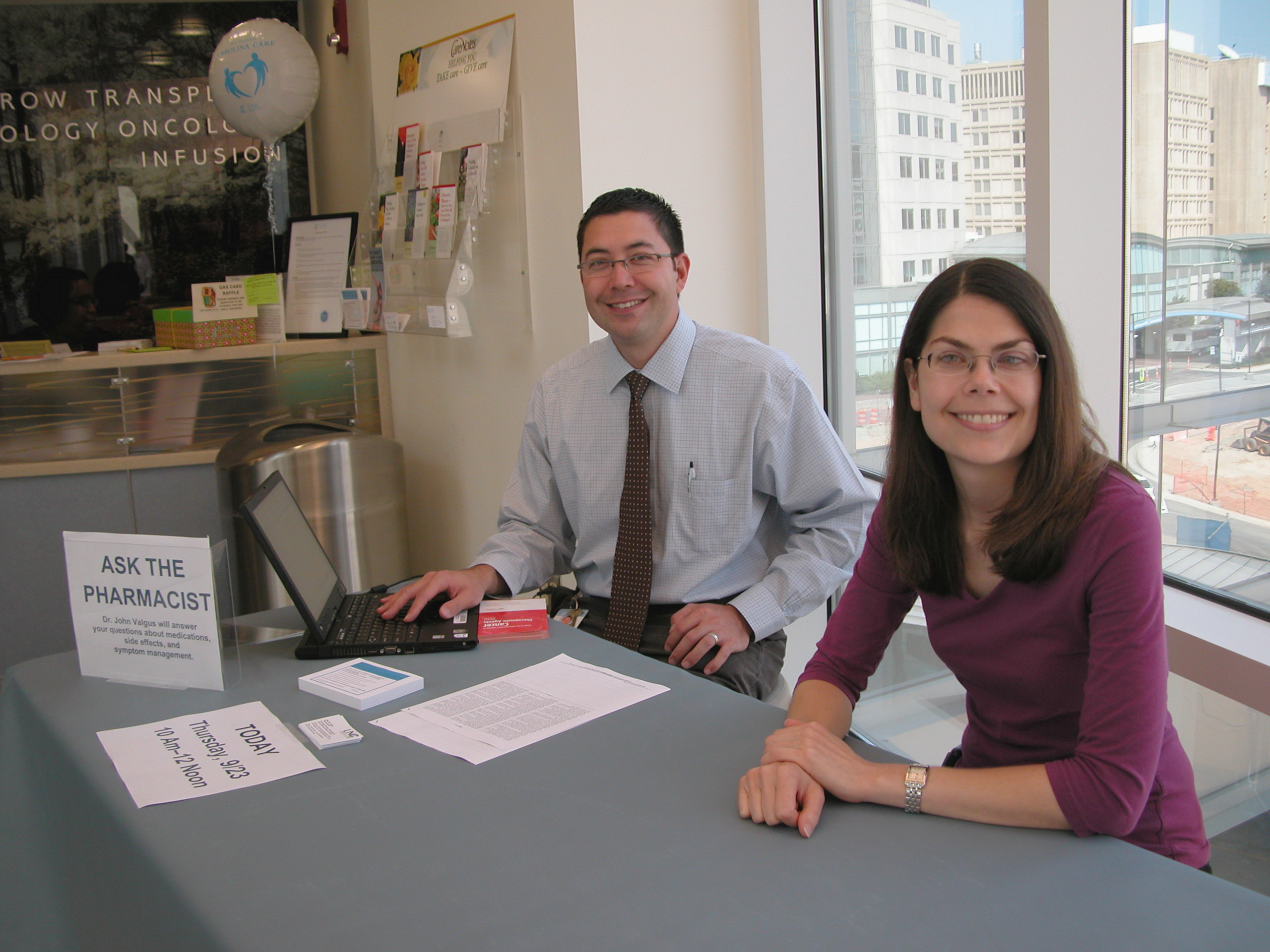 Pharmacists John M. Valgus, PharmD, BCOP, and Aimee Faso, PharmD, BCOP, CPP answered questions at the Ask the Pharmacist forum. 