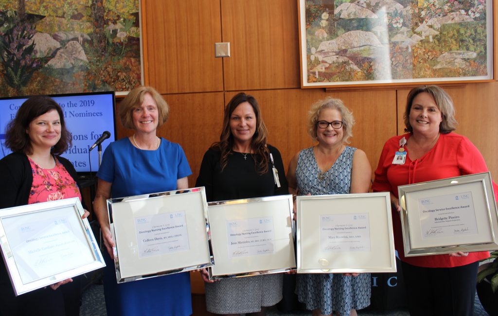 2019 Oncology Excellence Awards recipients