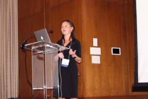 Victoria Bae-Jump, MD, PhD, spoke about her work to better understand and treat endometrial cancer.