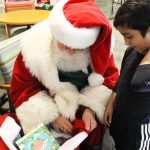 Santa visits pediatric hematology-oncology clinic 2019