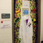 UNC Lineberger staff decorate lab and office doors