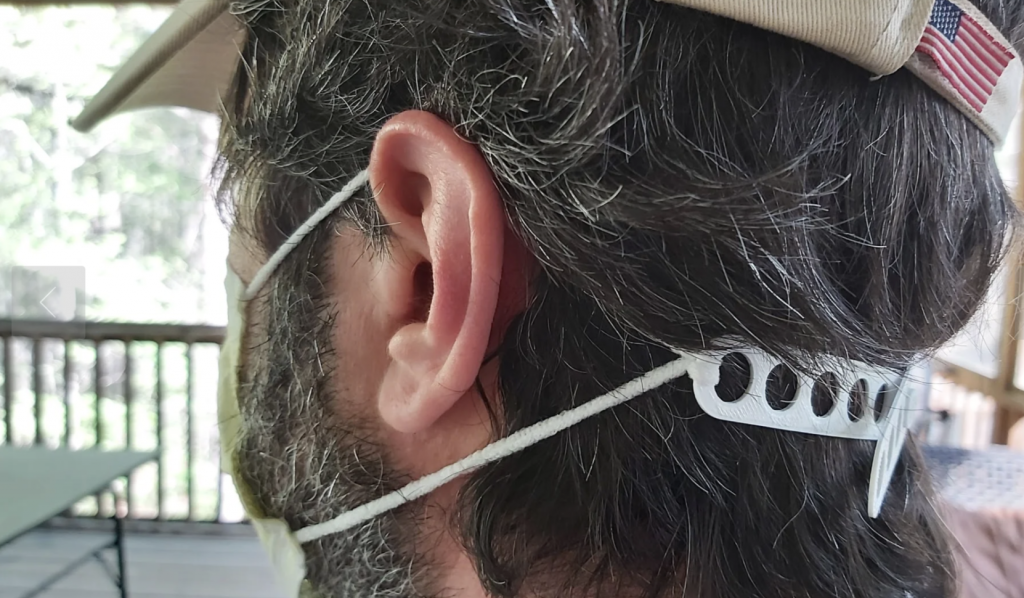 UNC Lineberger staffer 3D prints thousands of 'ear savers' for COVID-19  frontline workers