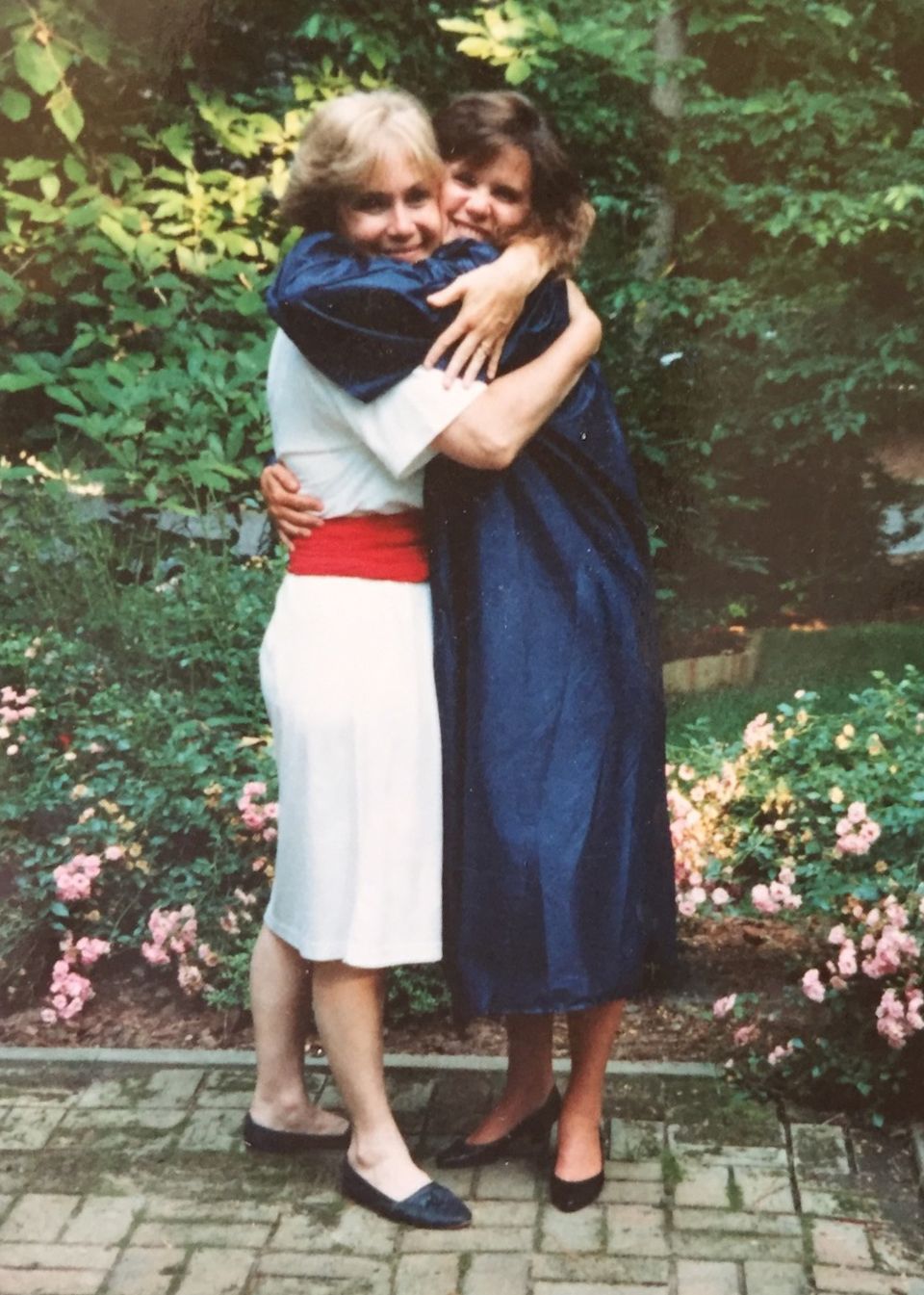 Peggy Morrell hugs her daughter Tracey
