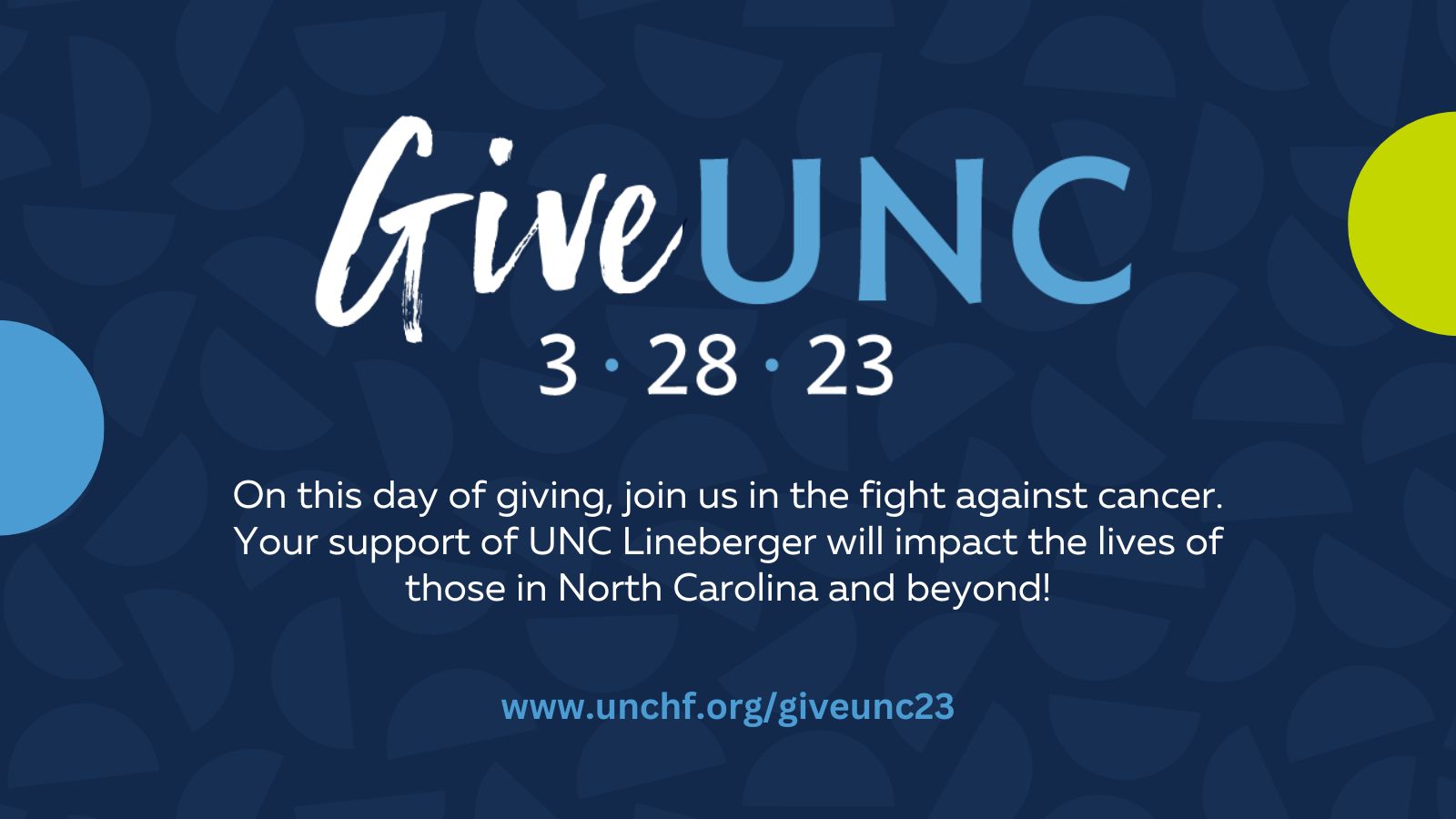 Today is GiveUNC