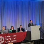 Jaewon Lee presenting at American Surgical Association 2024